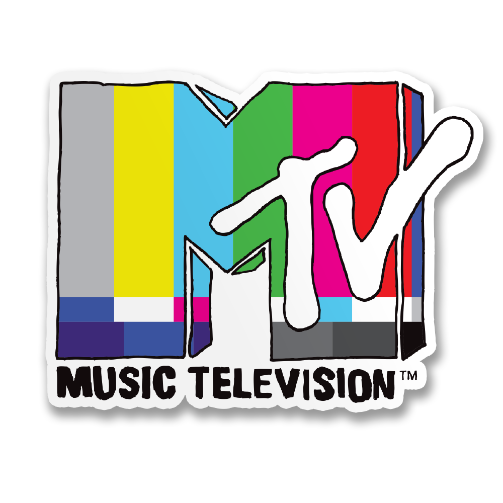 MTV Test Image Logo Sticker
