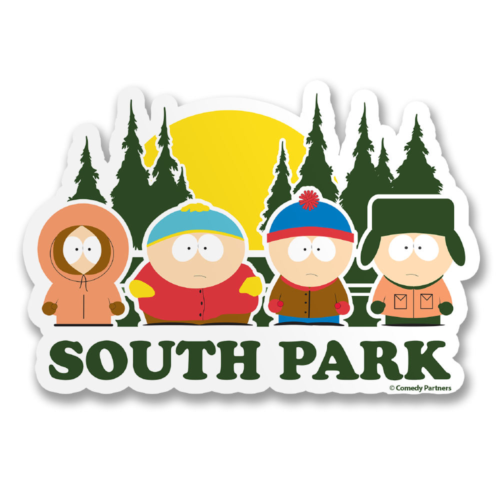 South Park Line-Up Sticker