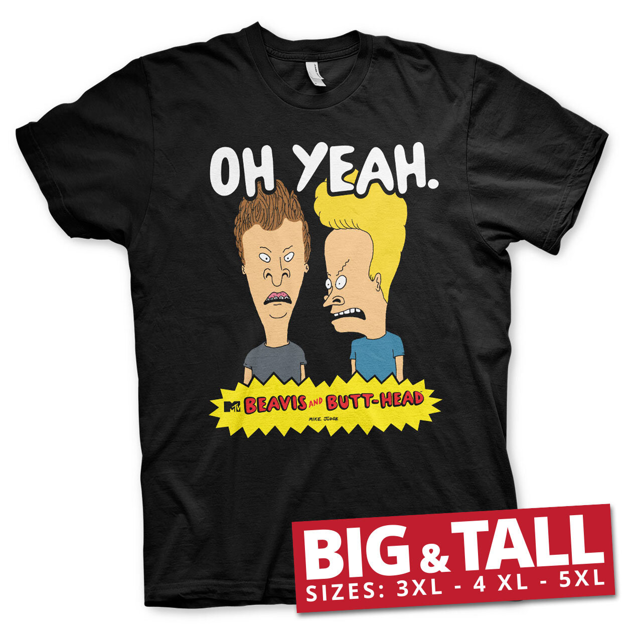 Beavis and Butt-Head Oh Yeah Big & Tall T-Shirt