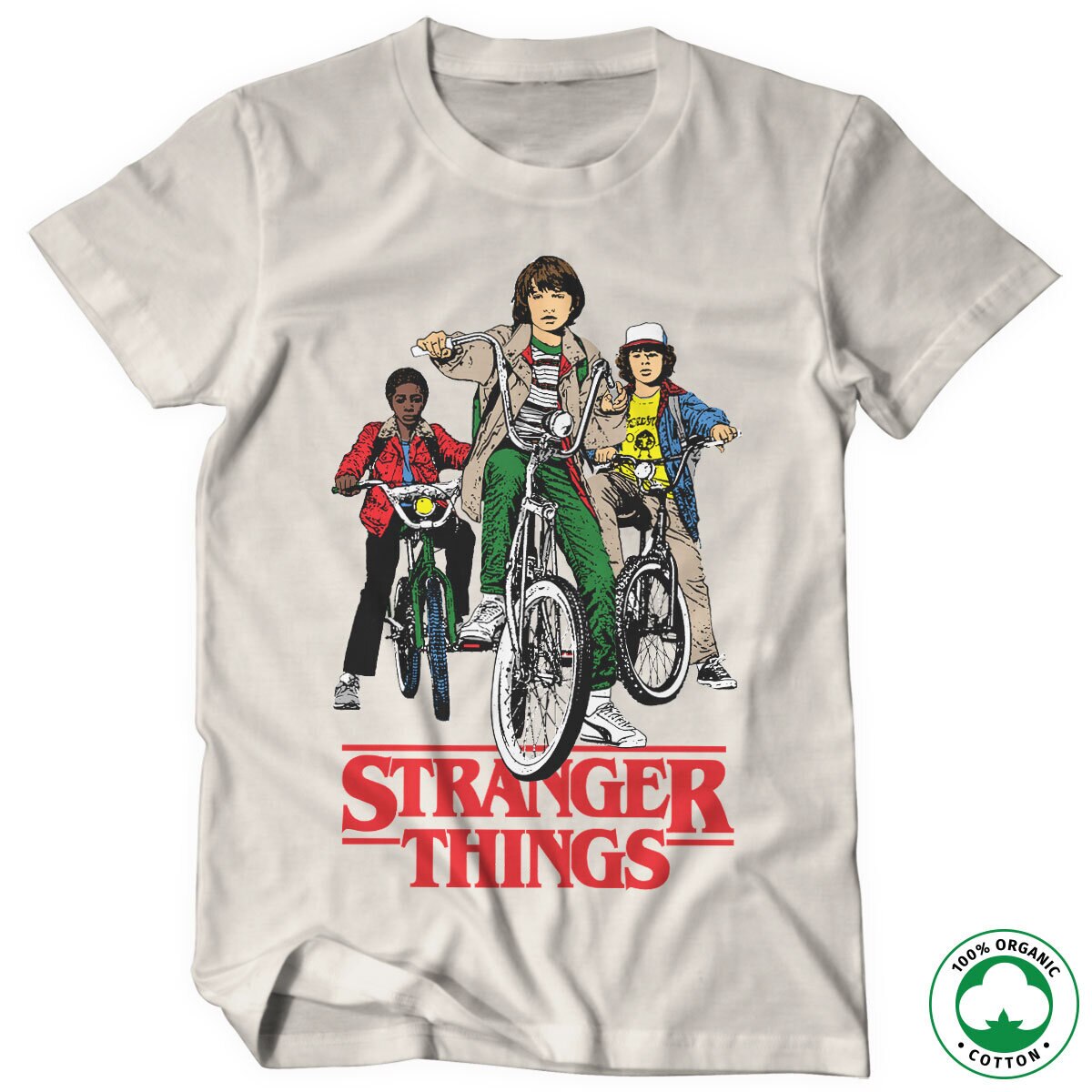 Stranger Things Bikes Organic T-Shirt