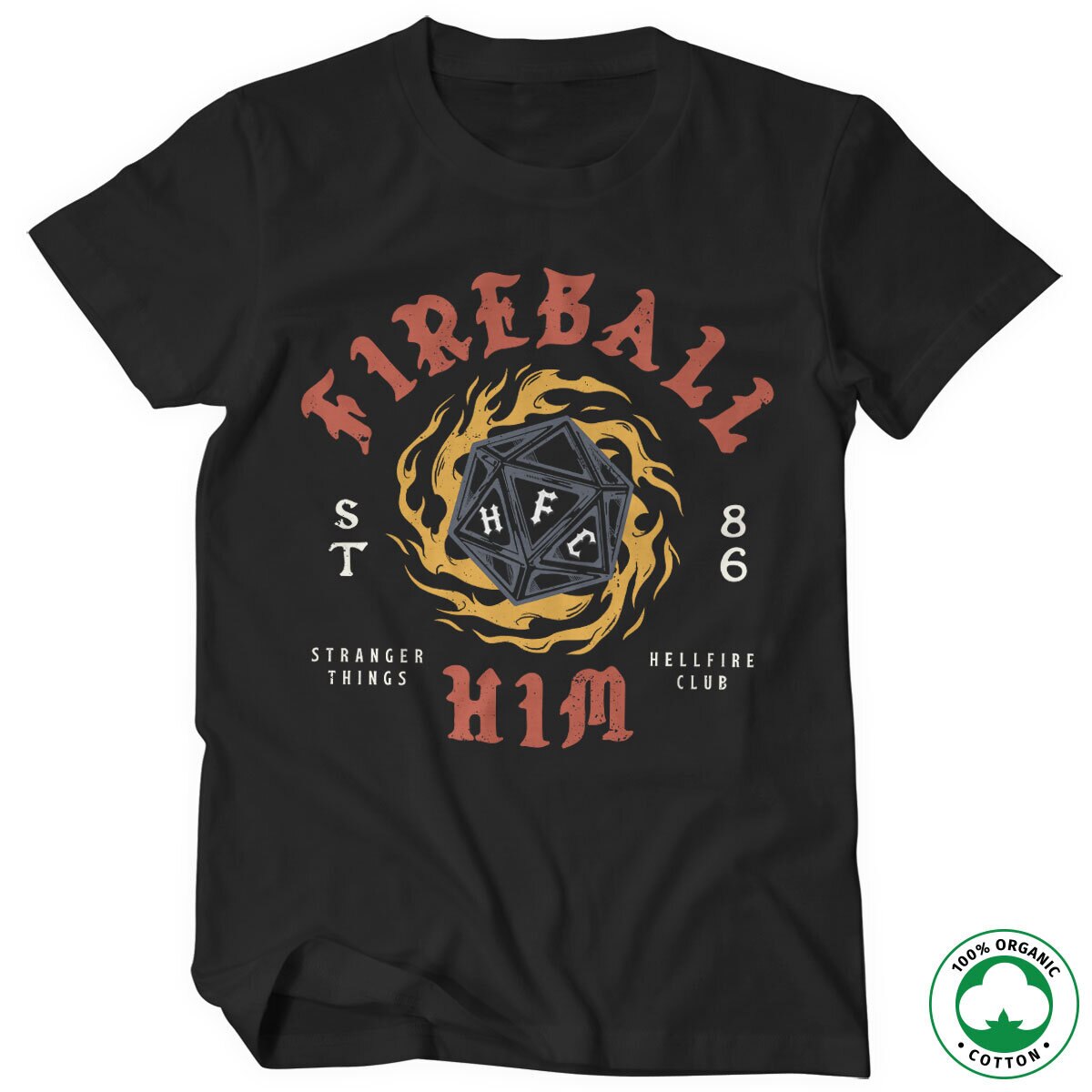 Fireball Him Organic T-Shirt