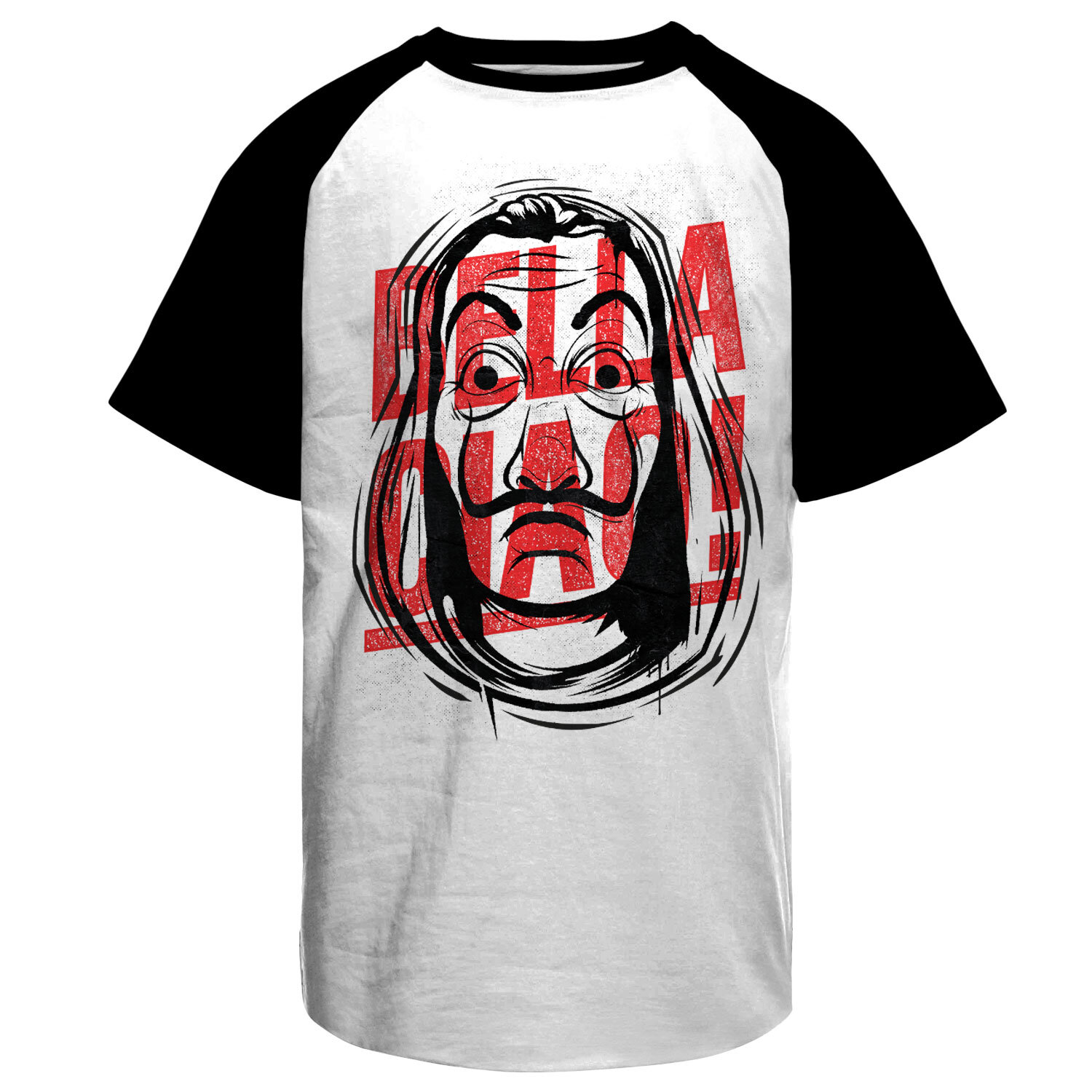 Masked Bella Ciao Baseball T-Shirt