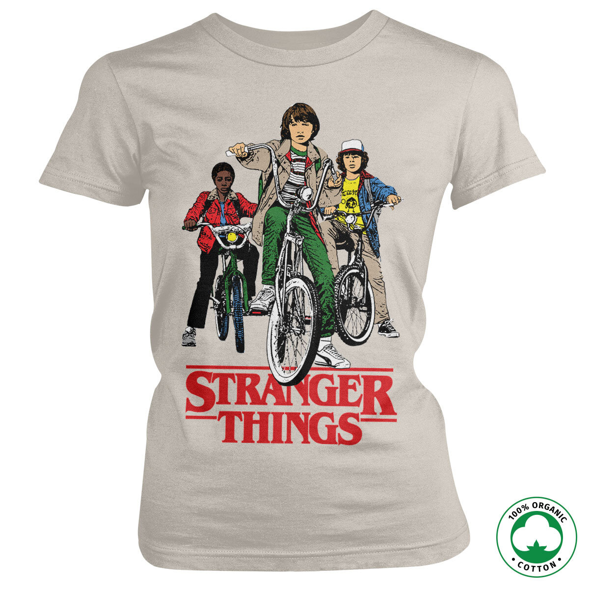 Stranger Things Bikes Organic Girly Tee