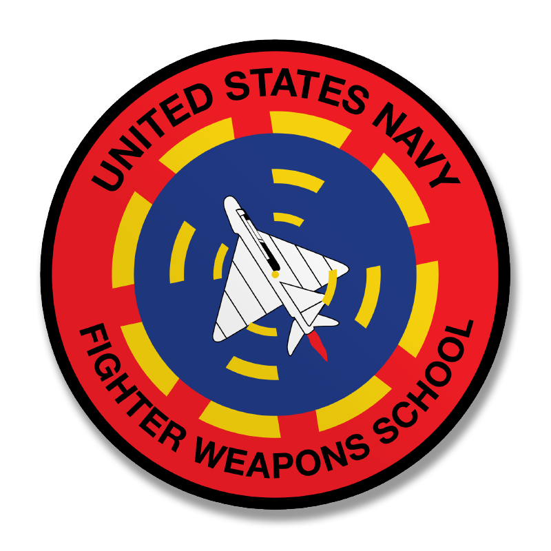 Fighter Weapons School Patch Sticker