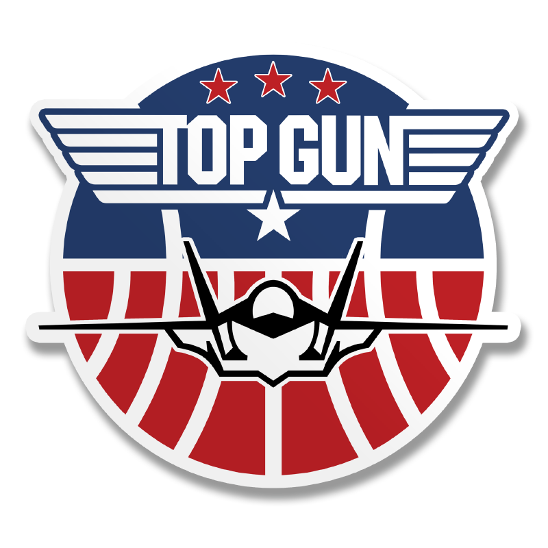 Top Gun Tomcat Patch Sticker