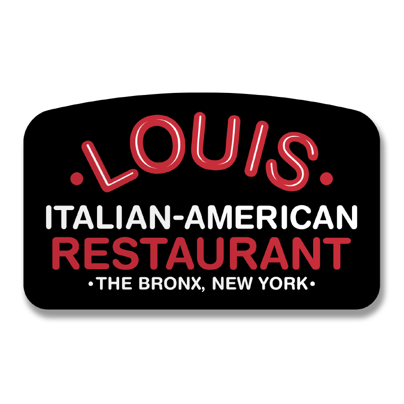 Louis Italian-American Restaurant Sticker
