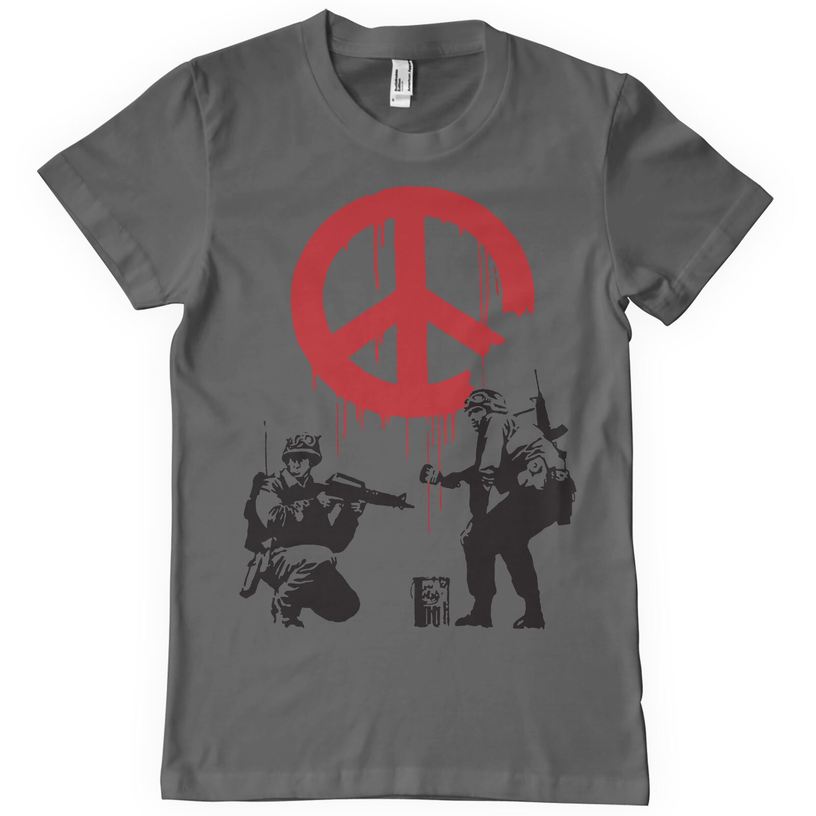 Soldiers Painting CND Sign T-Shirt