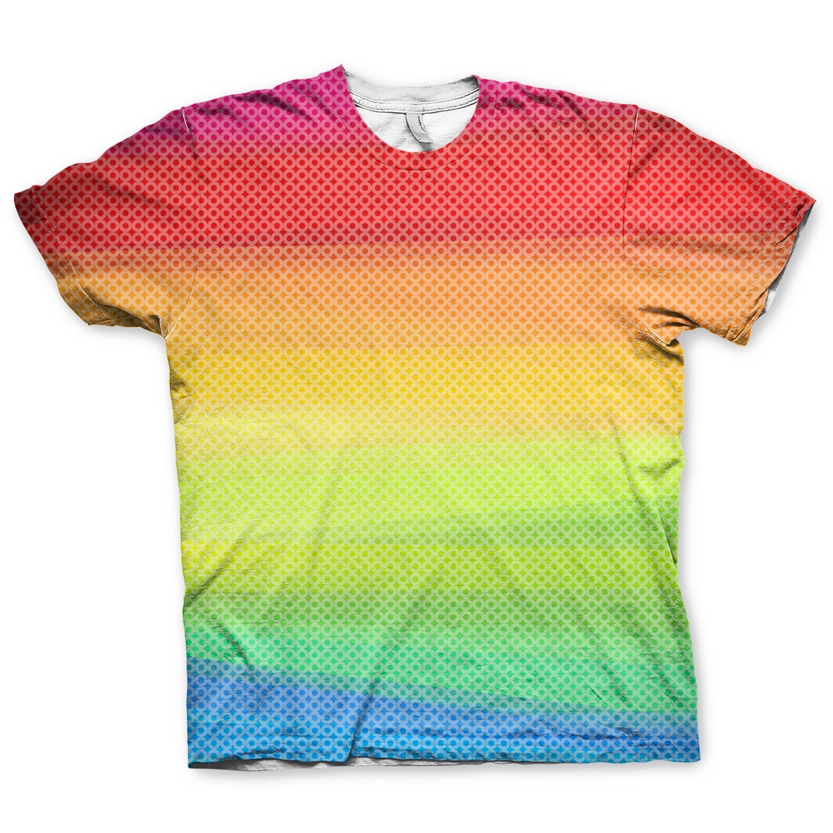 Rainbow Dots Allover T-Shirt
