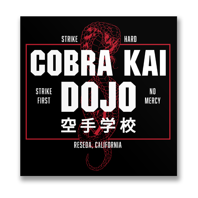 Cobra Kai Dojo Sticker