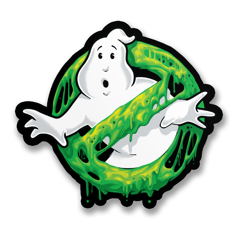 Ghostbusters Slime Logotype Sticker