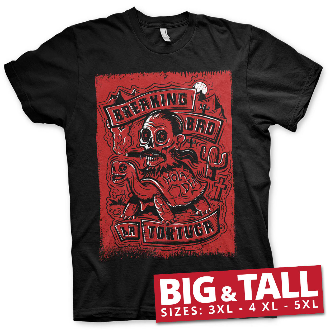 La Tortuga - Hola Death Big & Tall T-Shirt