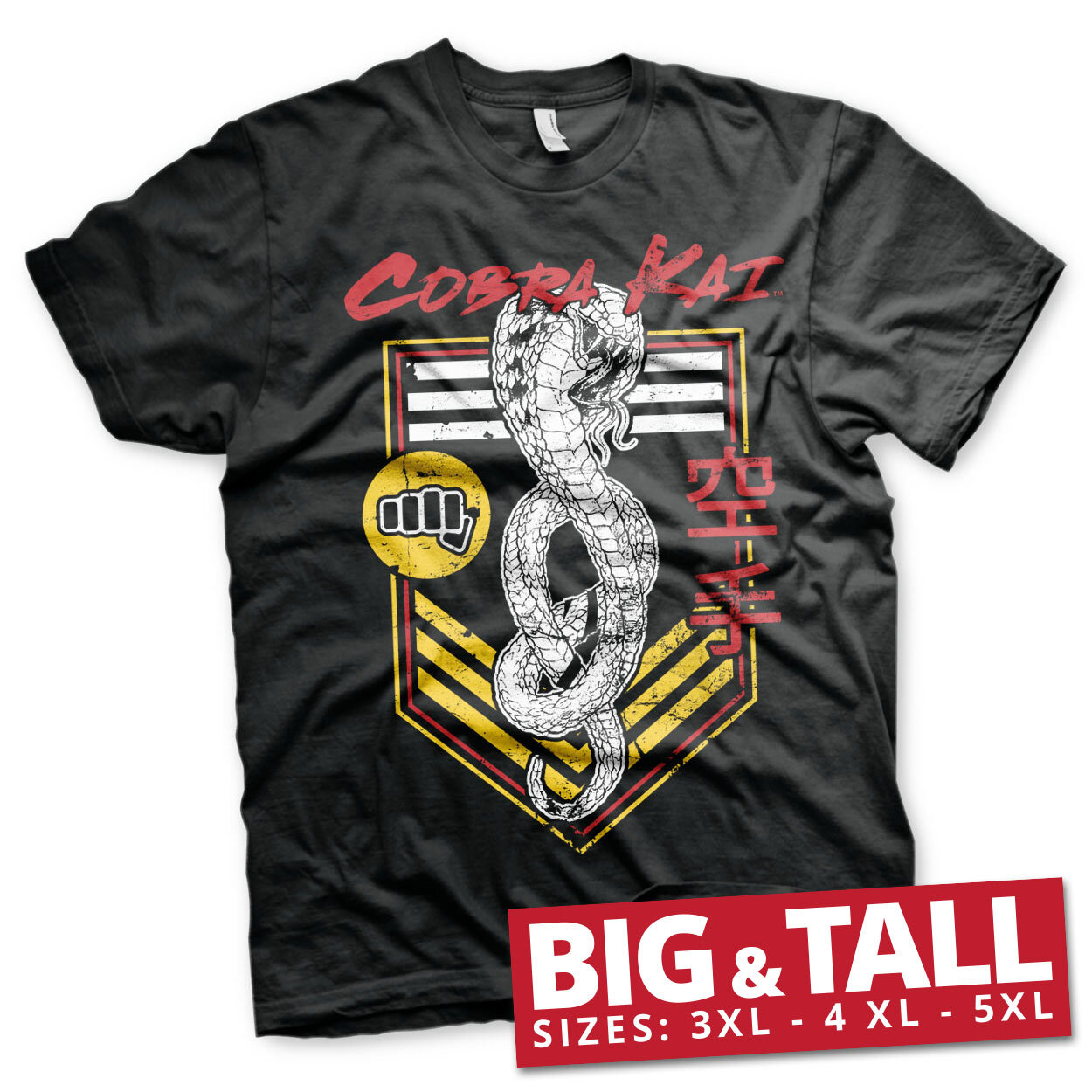 Cobra Kai Punch Patch Big & Tall T-Shirt