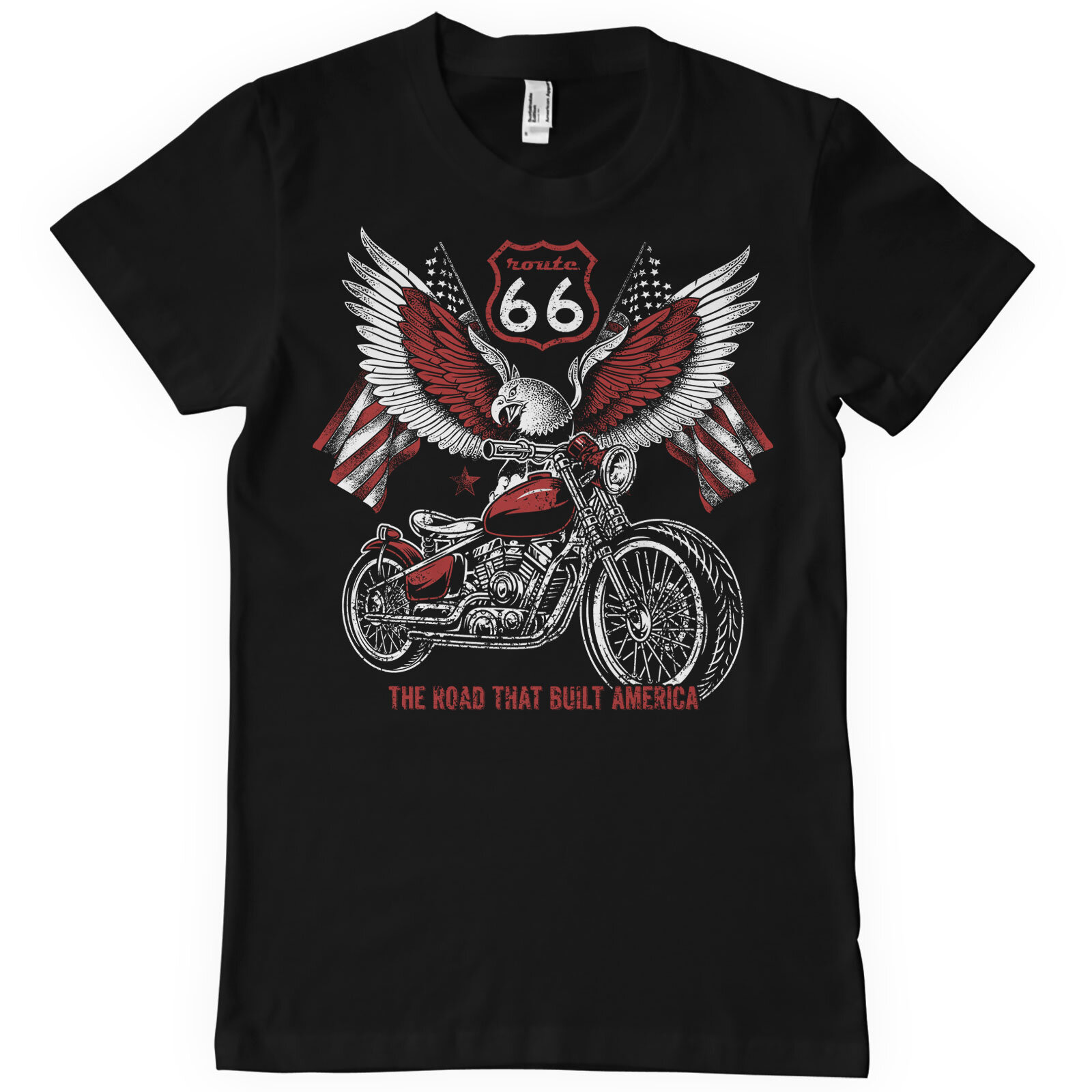 Route 66 - American Eagle Bike T-Shirt