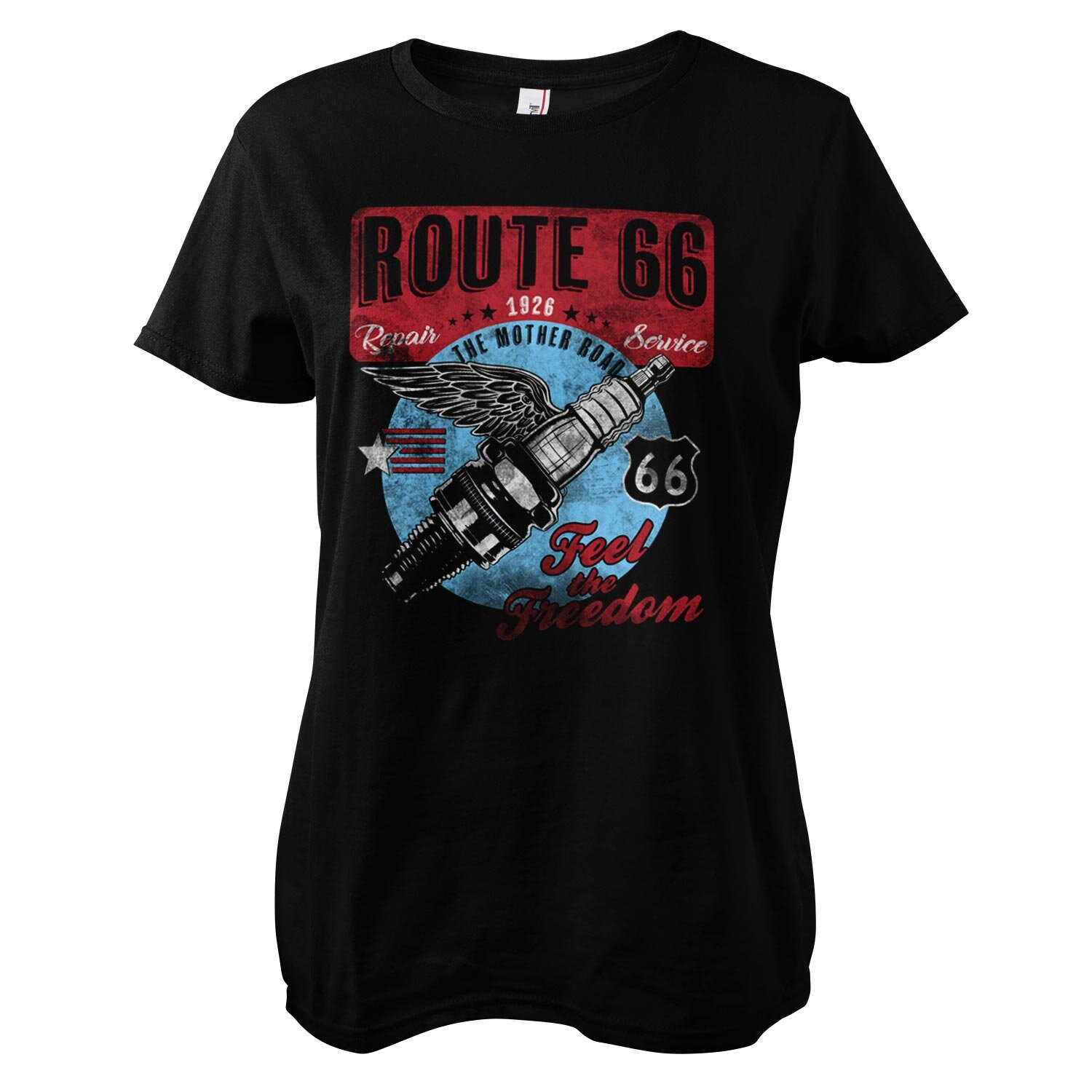 Route 66 Vintage Spark Girly Tee