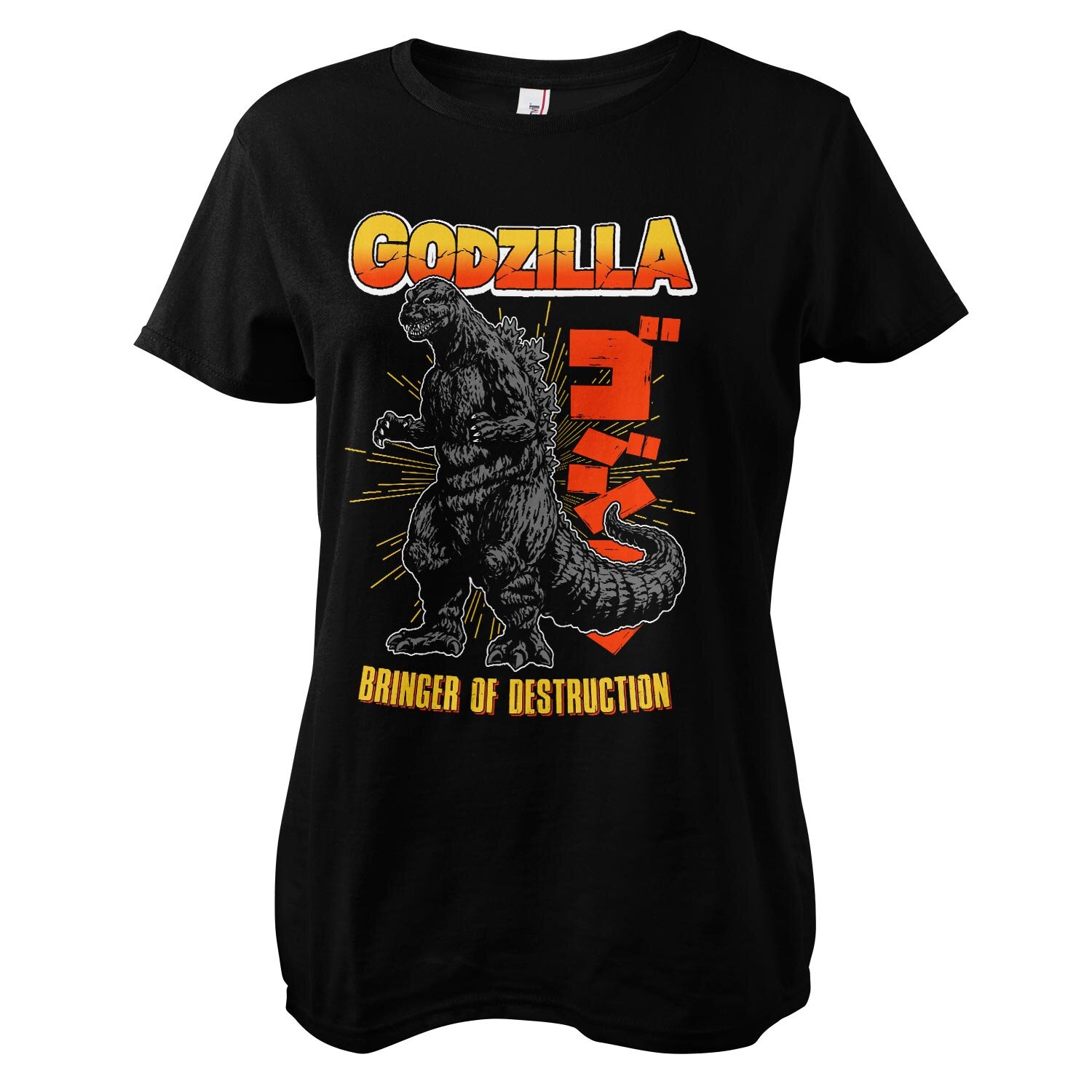 Godzilla - Bringer Of Destruction Girly Tee