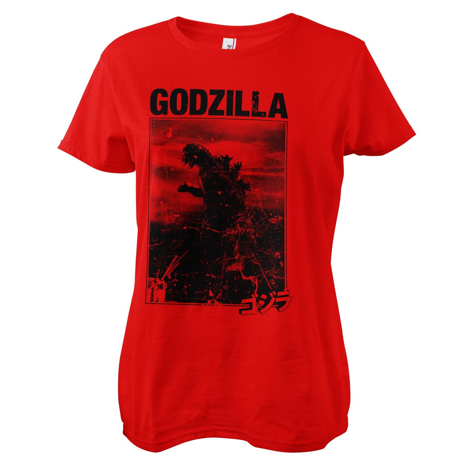 Godzilla Vintage Girly Tee