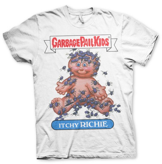 GARBAGE PAIL KIDS ITCHY RICHIE   T-Shirt  camiseta cotton officially licensed 