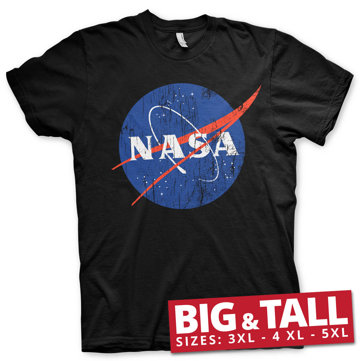 NASA Washed Insignia Big & Tall T-Shirt