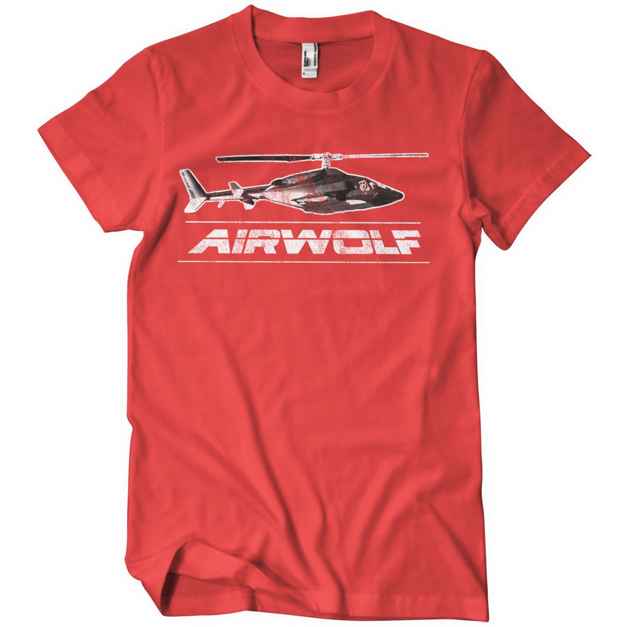 Airwolf Distressed T-Shirt