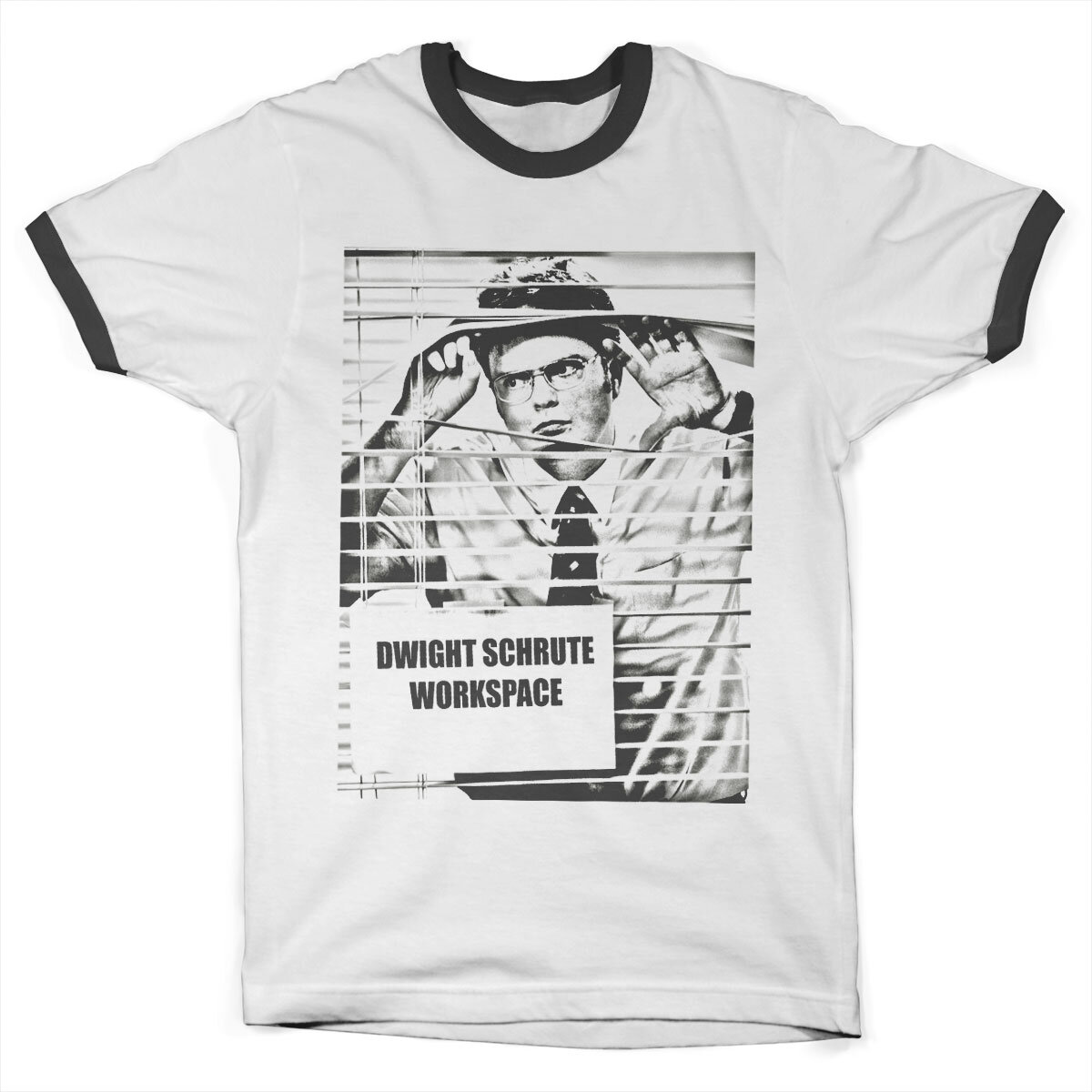 Dwight Schrute Workspace Ringer Tee