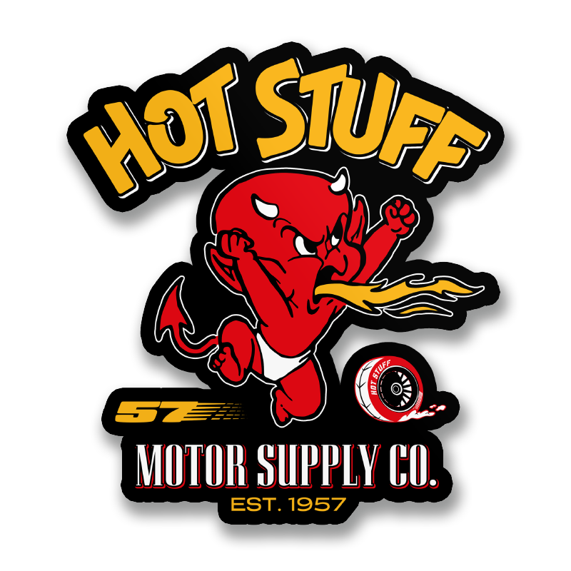 Hot Stuff Motor Supply Co Sticker