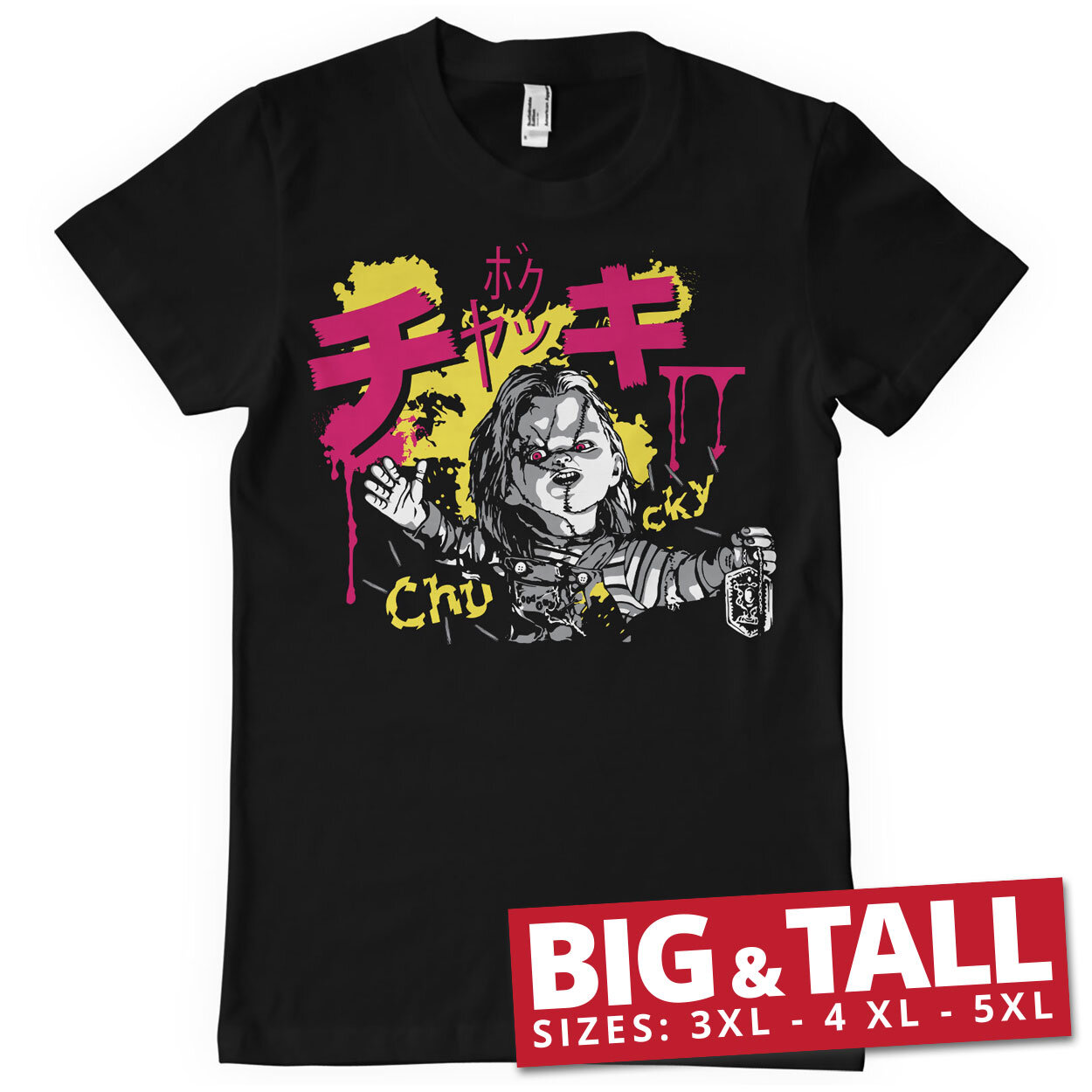 Chucky Graffiti Big & Tall T-Shirt