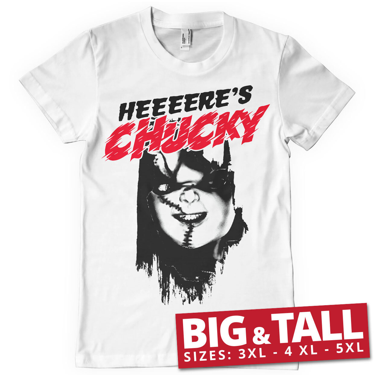 Heeere's Chucky Big & Tall T-Shirt
