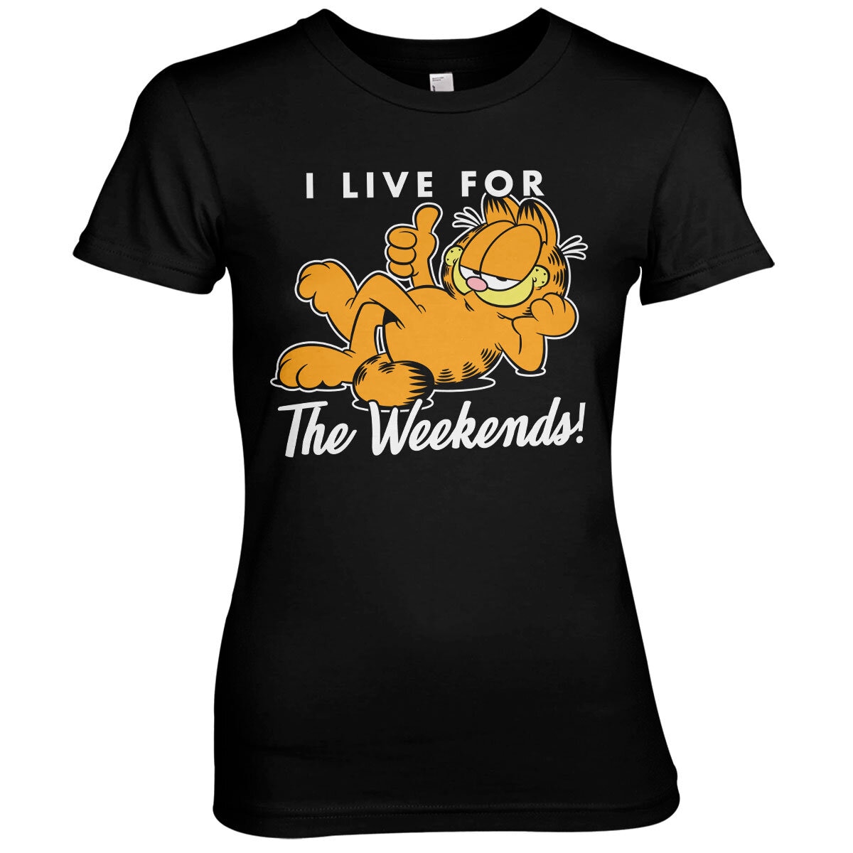 Garfield - Live For The Weekend Girly Tee