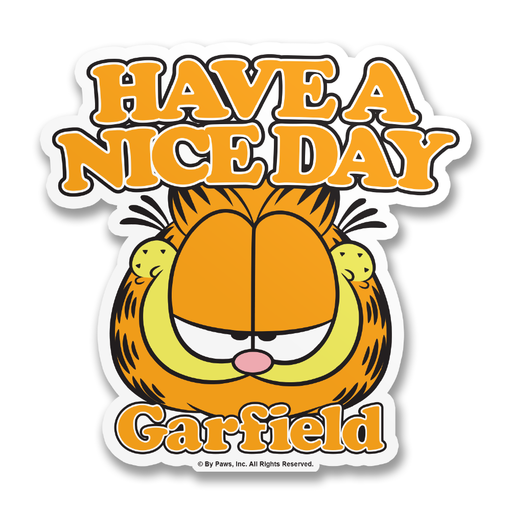 Garfield - Have A Nice Day Sticker
