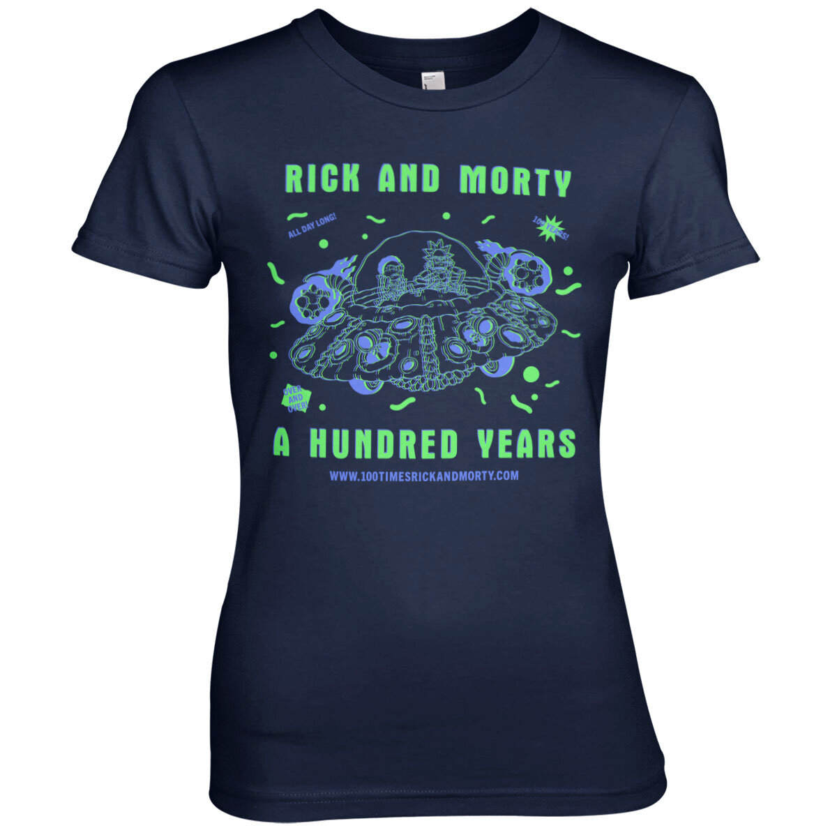 Rick And Morty - A Hundred Years Girly Tee