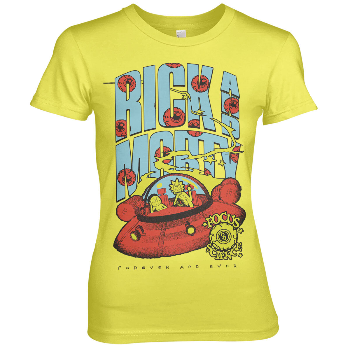 Rick and Morty - Focus On Science Girly Tee