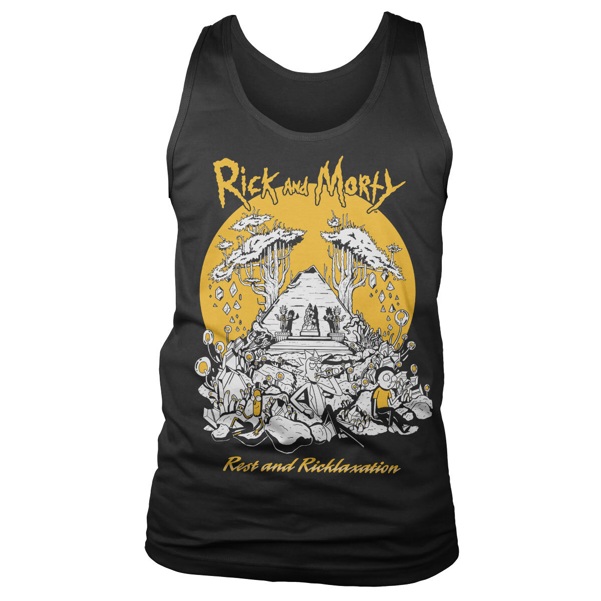 Rick And Morty - Rest And Ricklaxation Tank Top