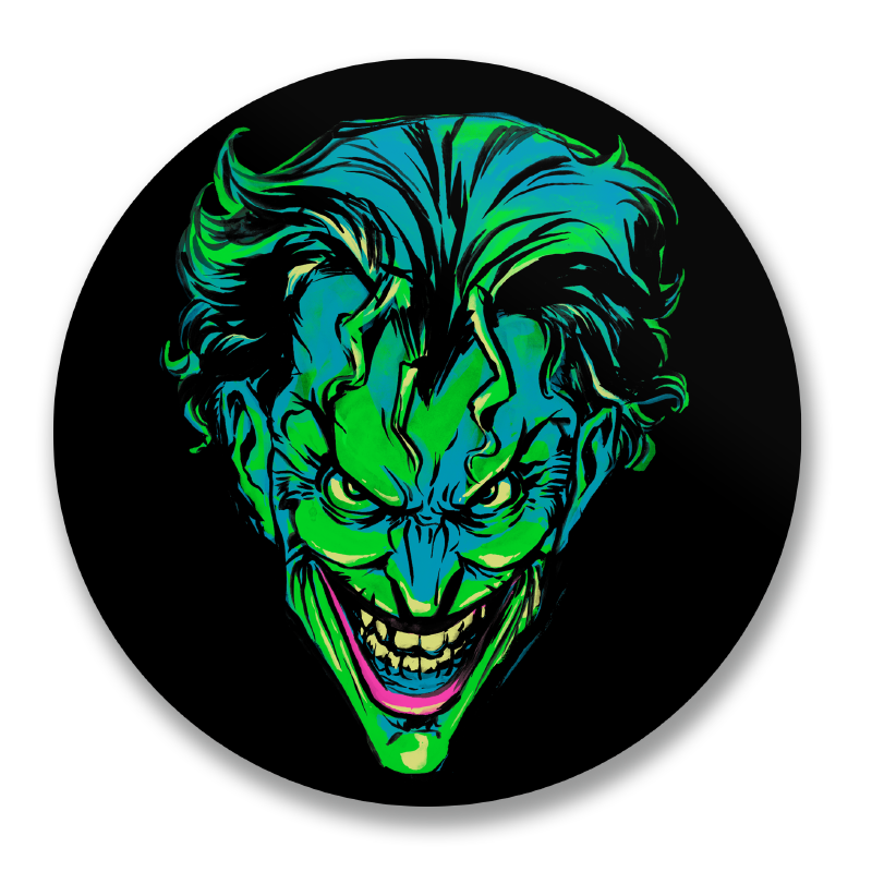 Colorful Joker Sticker
