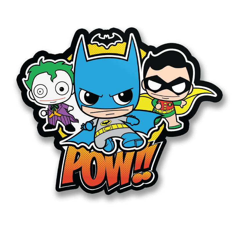 Batman POW Sticker