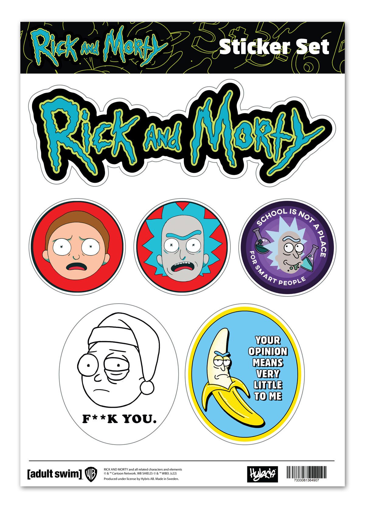 Rick And Morty Sticker Set