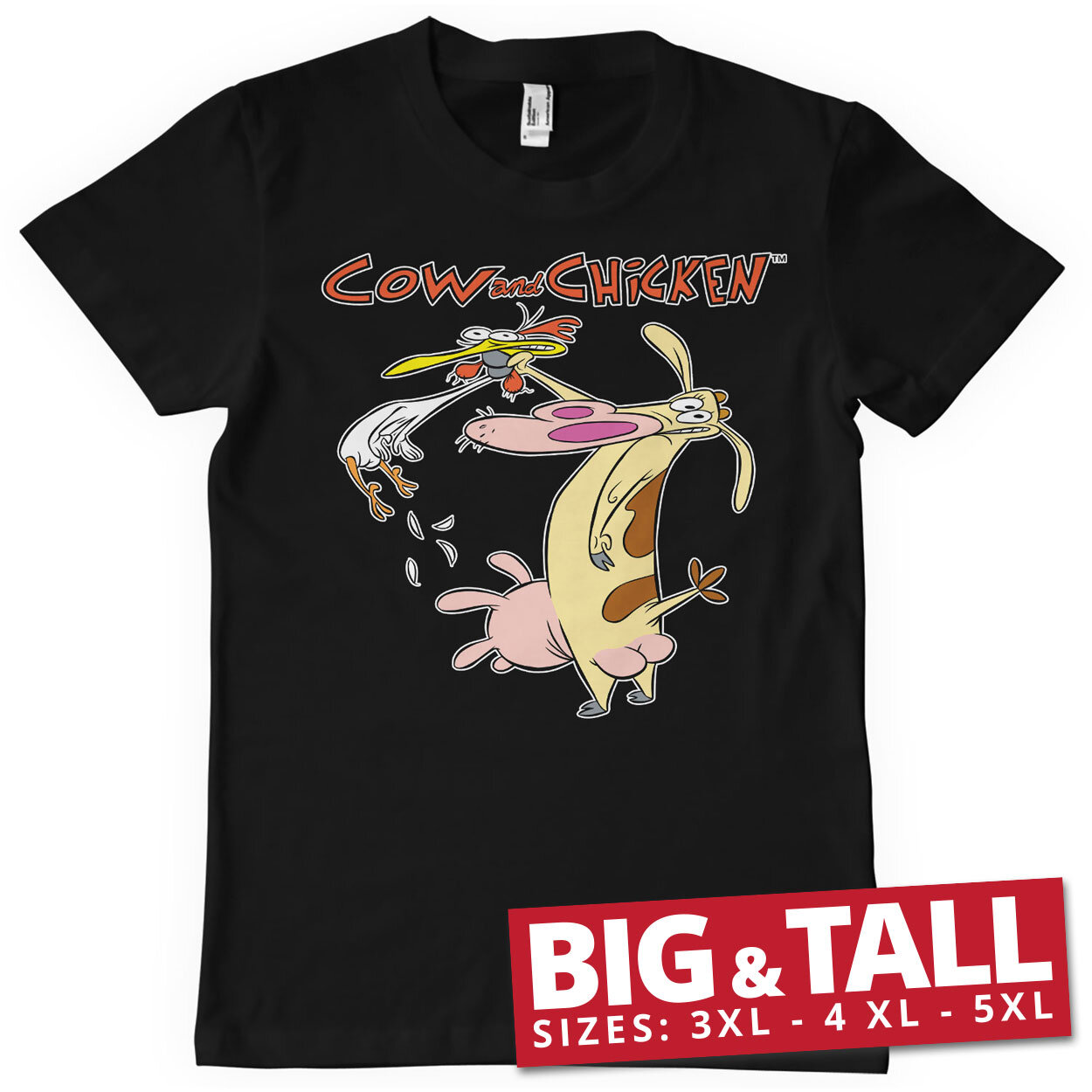 Cow and Chicken Big & Tall T-Shirt 