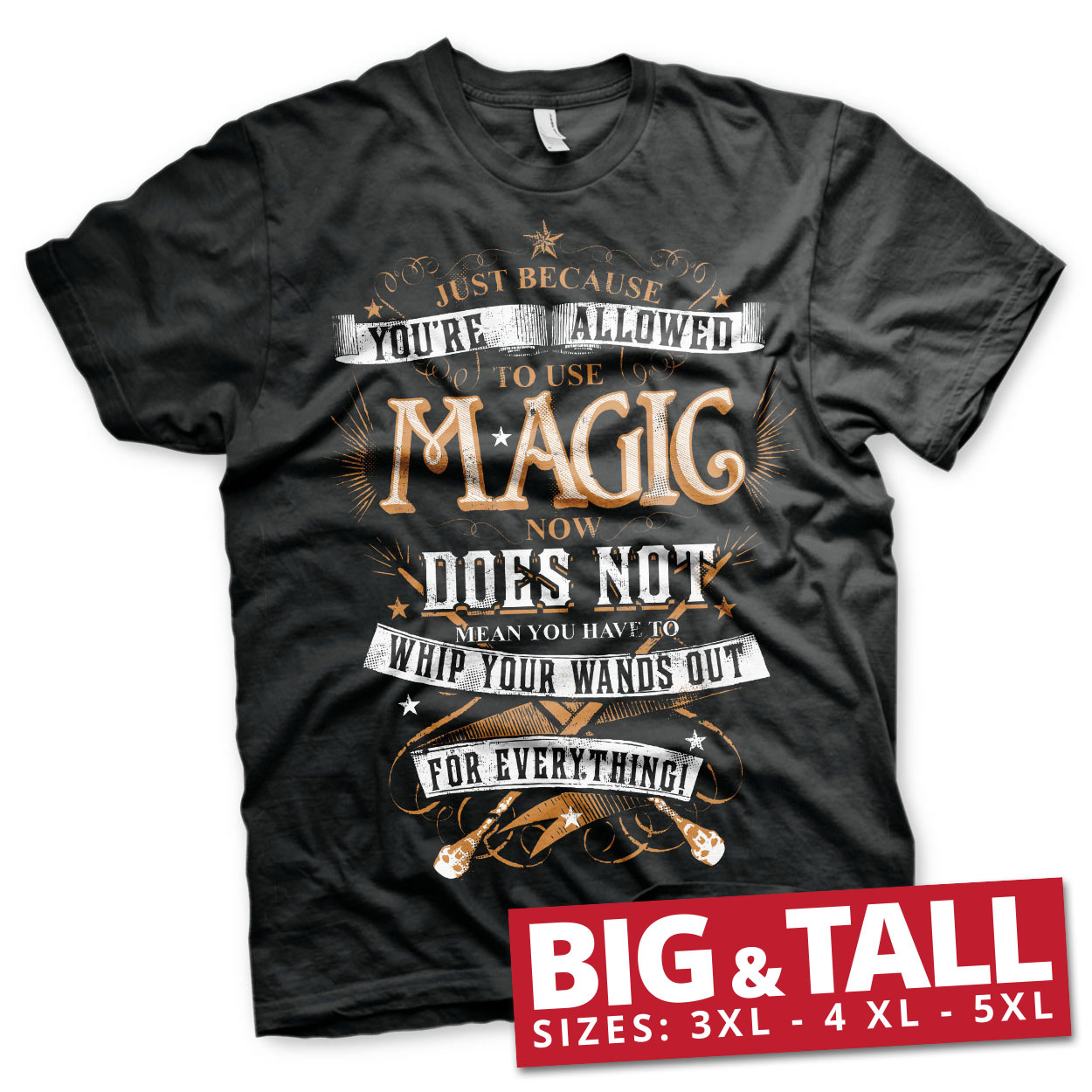 Harry Potter Magic Big & Tall T-Shirt