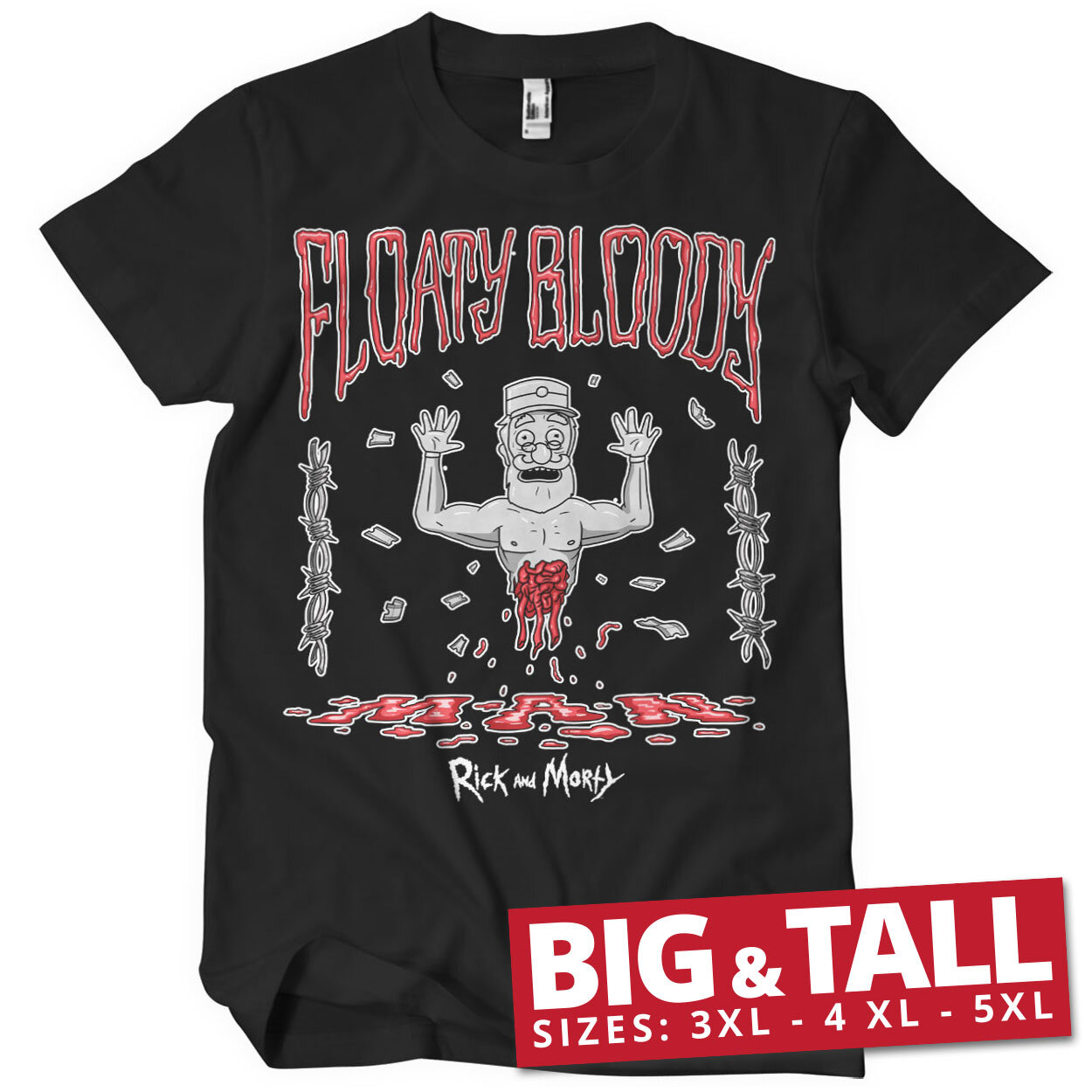 Floaty Bloody Man Big & Tall T-Shirt