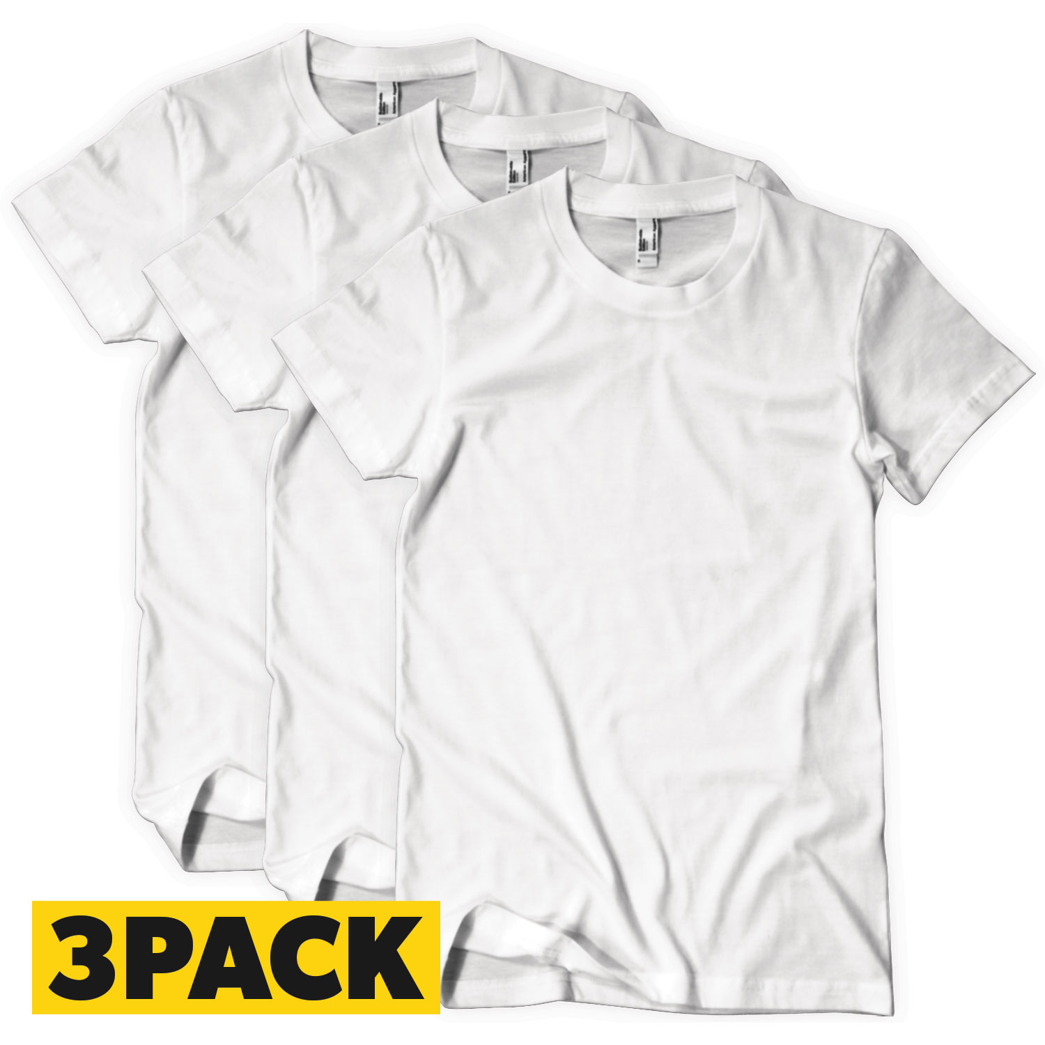 T-Shirts Bigpack Vit - 3 pack