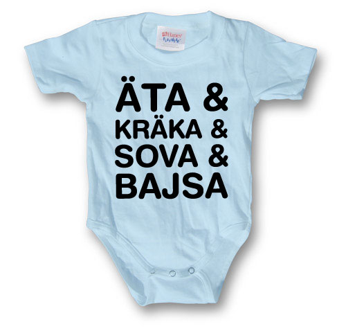 Äta / Kräka & Sova & Bajsa Body