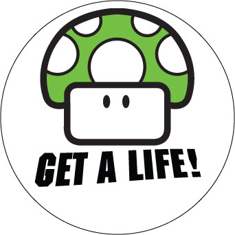 Get A Life sticker.